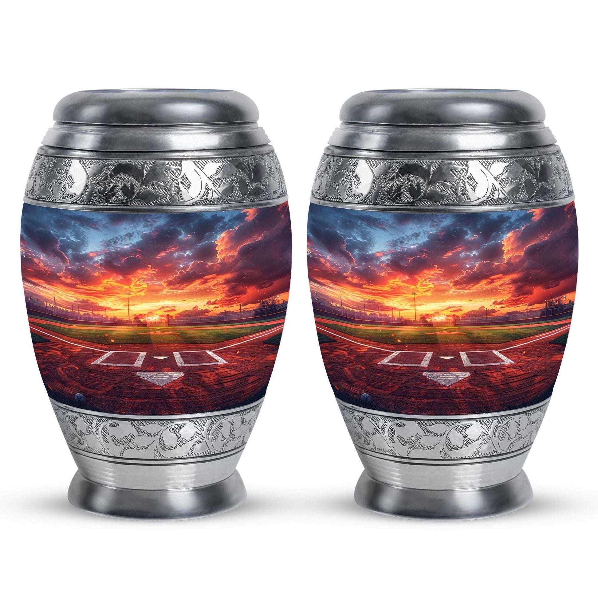 Baseball Theme 3 Inch Keepsake Pack of 2