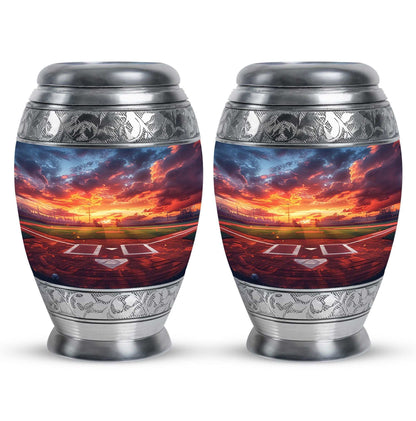 Baseball Theme 3 Inch Keepsake Pack of 2