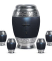 Cross Theme Large Urn With 4 Keepsake Urn