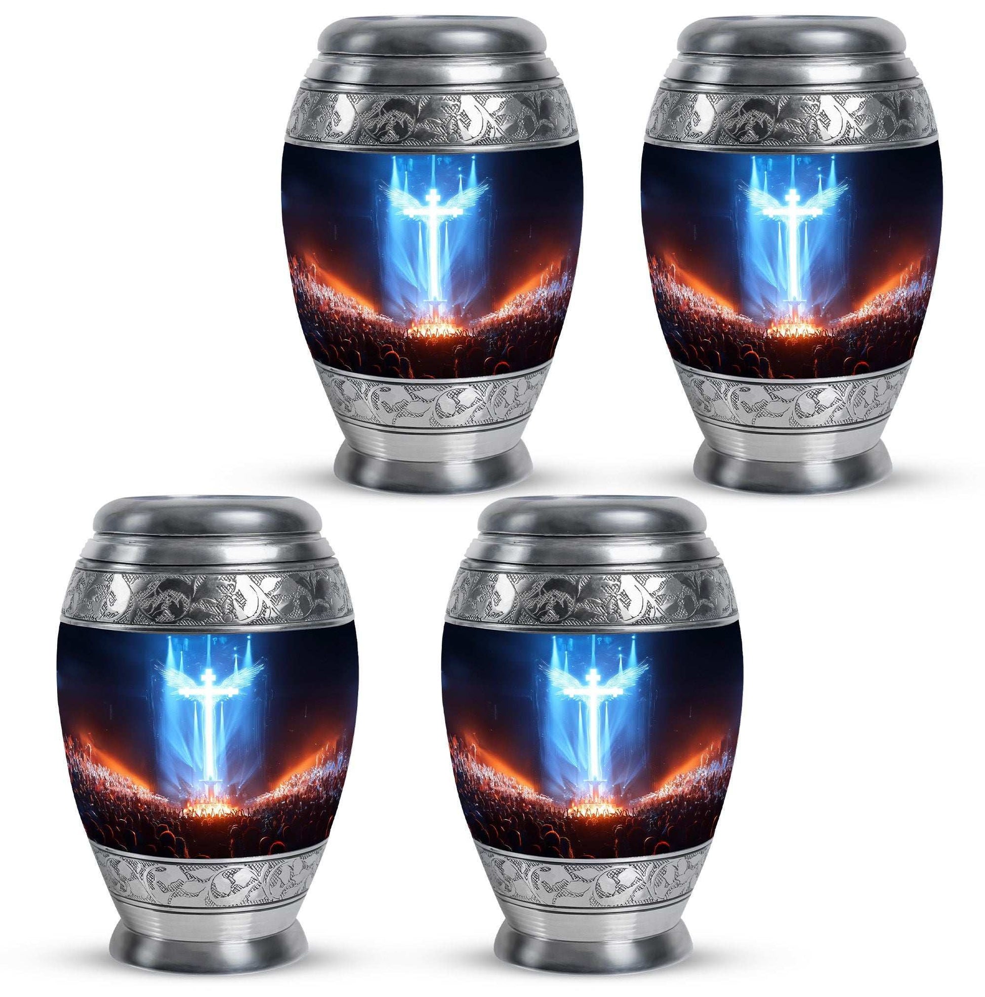 Cross Theme 3 Inch Keepsake Pack of 4