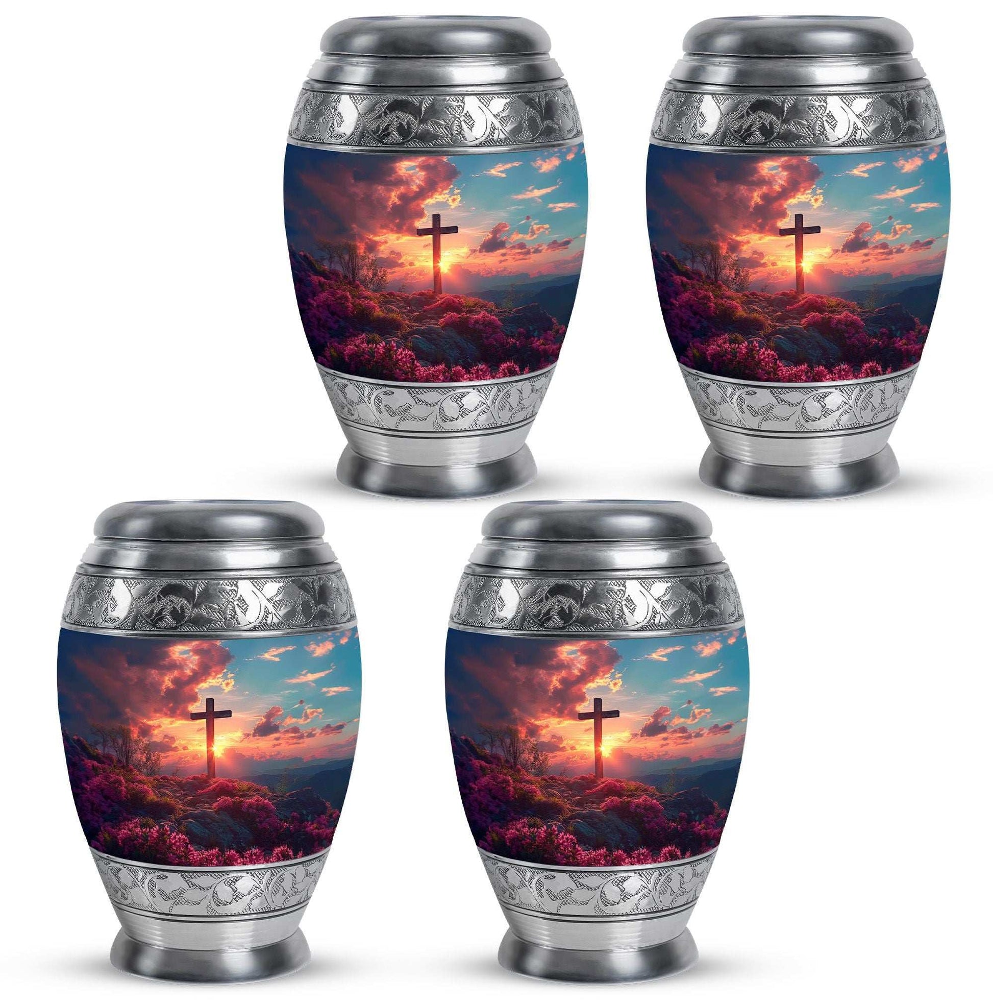 Cross Theme 3 Inch Keepsake Pack of 4