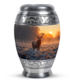 Deer Theme Large Urn 10 Inch