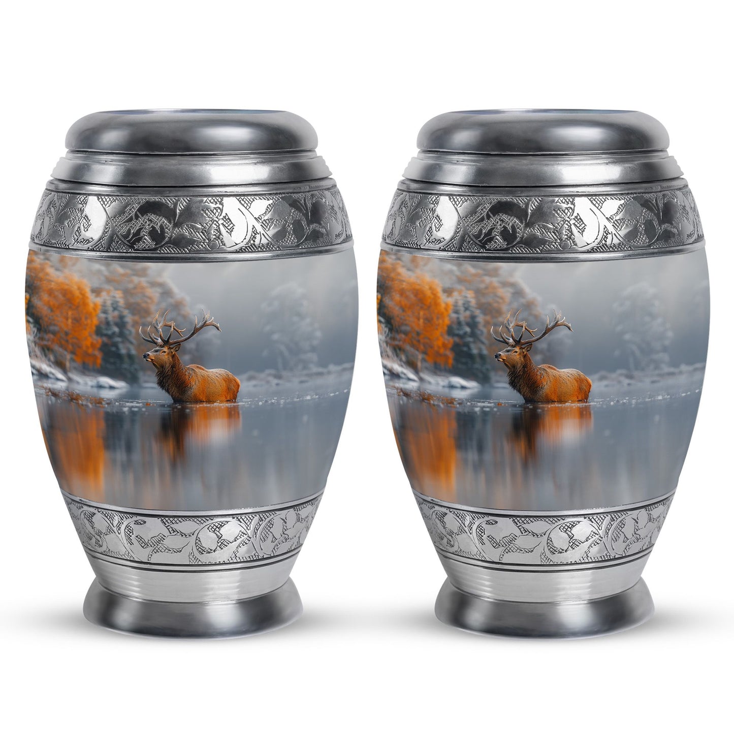 Deer Theme 3 Inch Keepsake Pack of 2