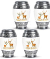 Deer Family Theme 3 Inch Keepsake Pack of 4