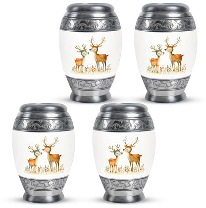 Deer Family Theme 3 Inch Keepsake Pack of 4