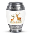Deer Family Theme Large Urn 10 Inch