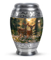 Deer Family Theme Large Urn 10 Inch