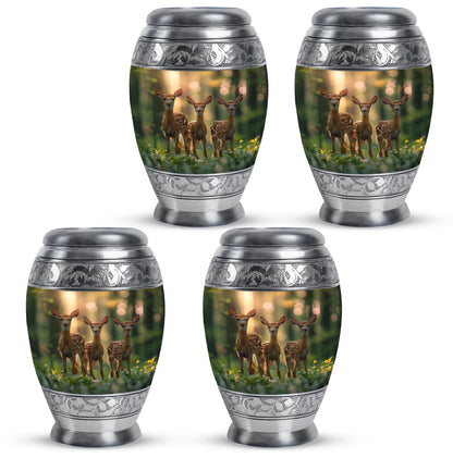 Deer Family Theme 3 Inch Keepsake Pack of 4