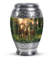 Deer Family Theme Large Urn 10 Inch