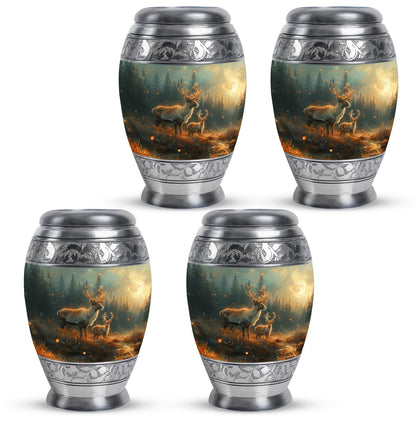 Deer Family Theme 3 Inch Keepsake Pack of 4