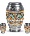 Deer Family Theme Large Urn With 2 Keepsake Urn