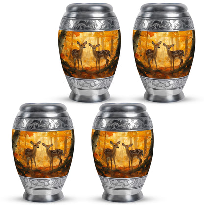 Deer Family Theme 3 Inch Keepsake Pack of 4