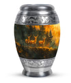 Deer Family Theme Large Urn 10 Inch