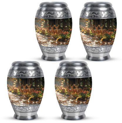 Deer Family Theme 3 Inch Keepsake Pack of 4