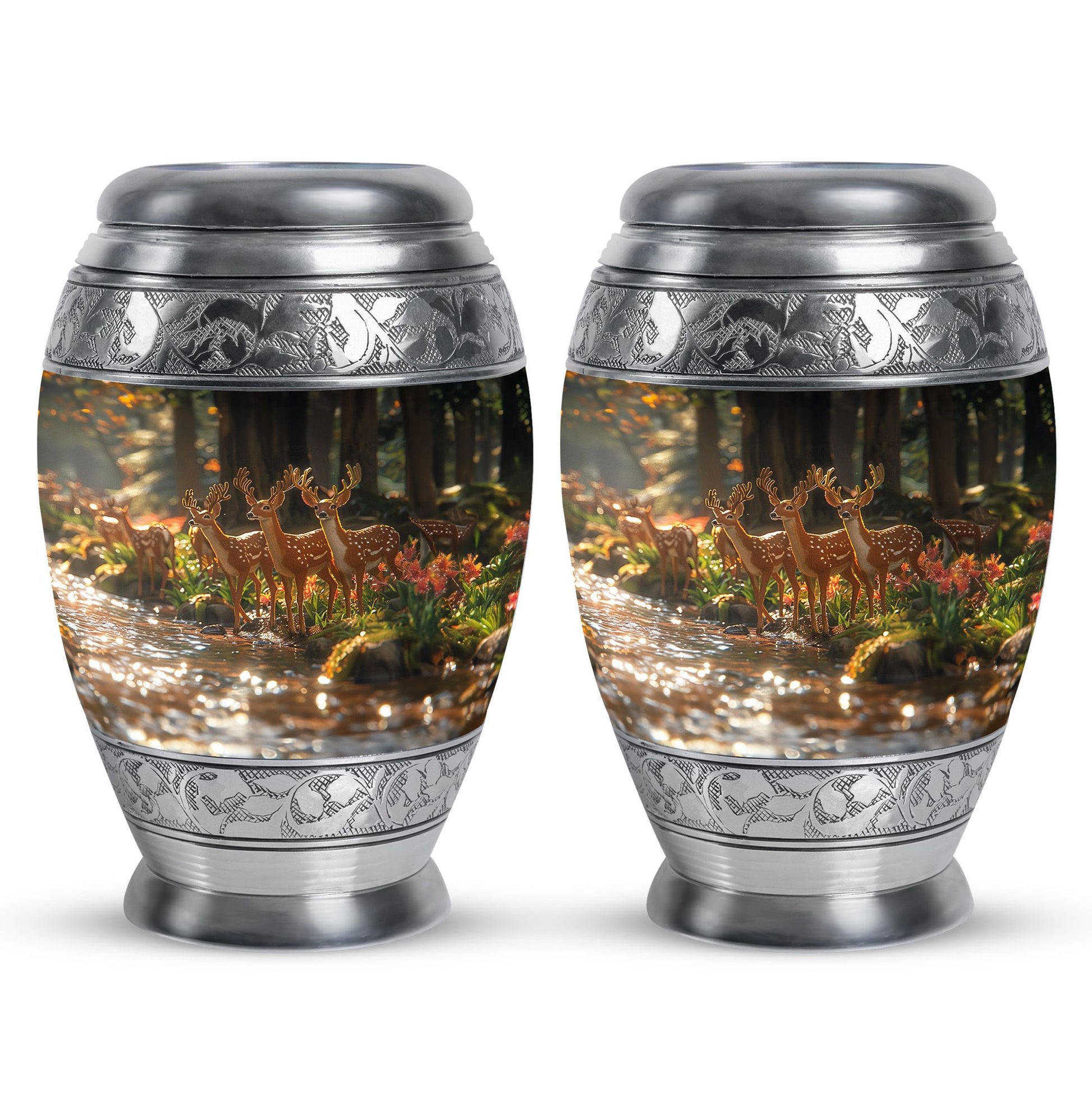 Deer Family Theme 3 Inch Keepsake Pack of 2