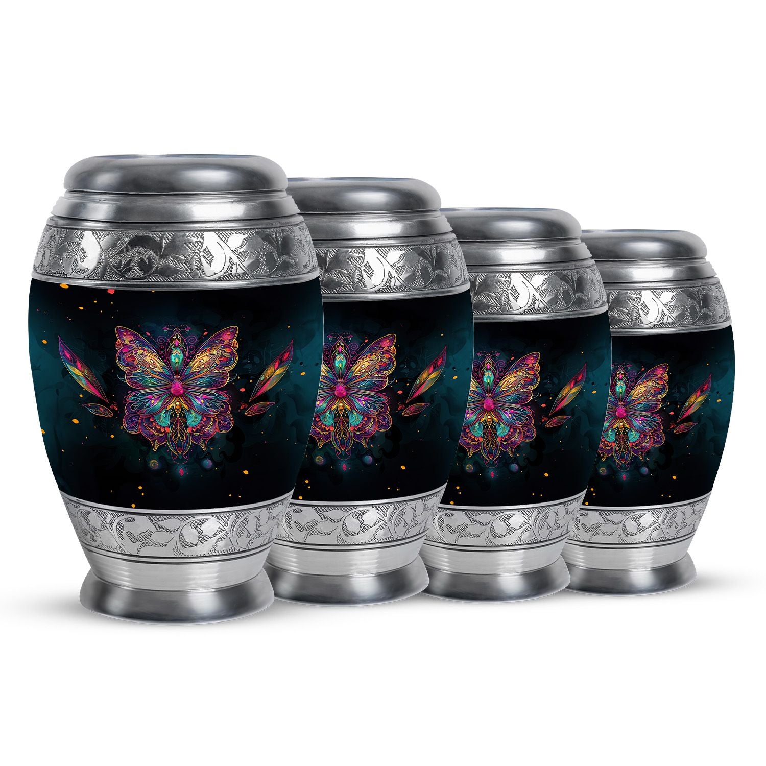 Butterfly Theme 3 Inch Keepsake Pack of 4