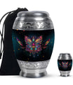 Butterfly Theme Large Urn With 1 Keepsake Urn
