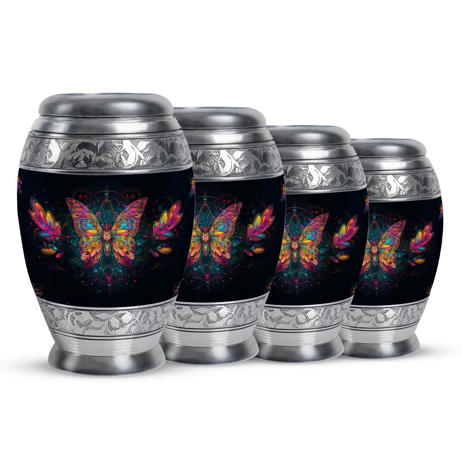 Butterfly Theme 3 Inch Keepsake Pack of 4