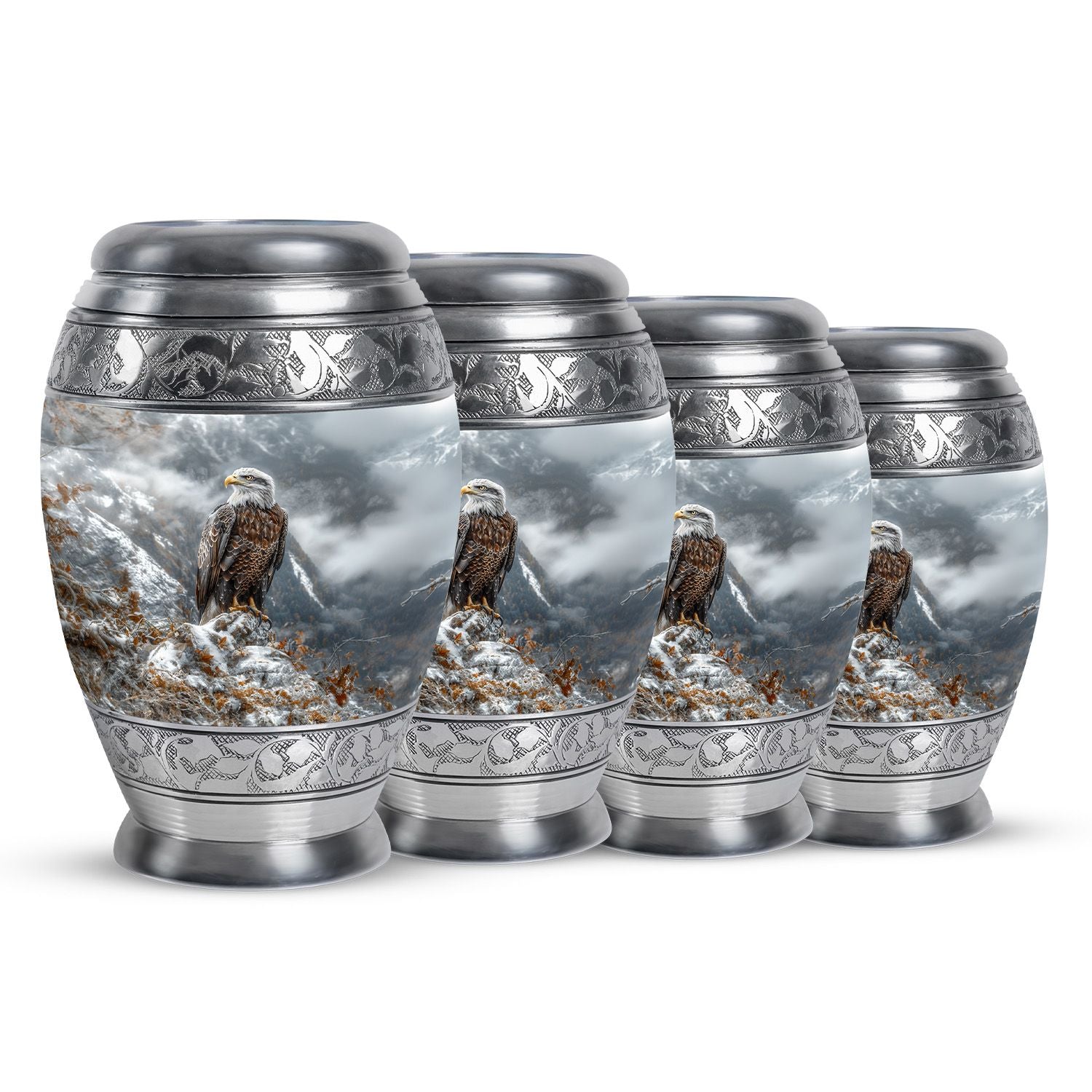 Eagle Theme 3 Inch Keepsake Pack of 4