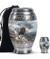 Eagle Theme Large Urn With 1 Keepsake Urn