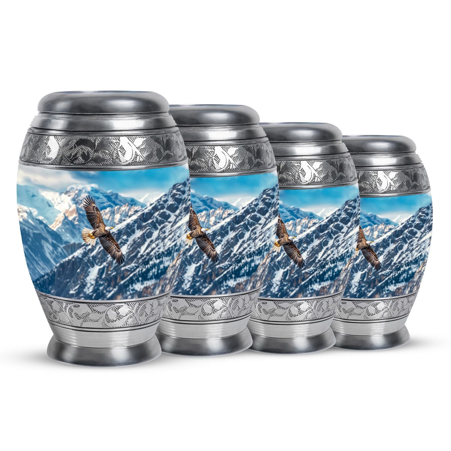 Eagle Theme 3 Inch Keepsake Pack of 4