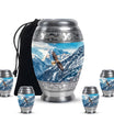 Eagle Theme Large Urn With 4 Keepsake Urn