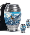Eagle Theme Large Urn With 2 Keepsake Urn