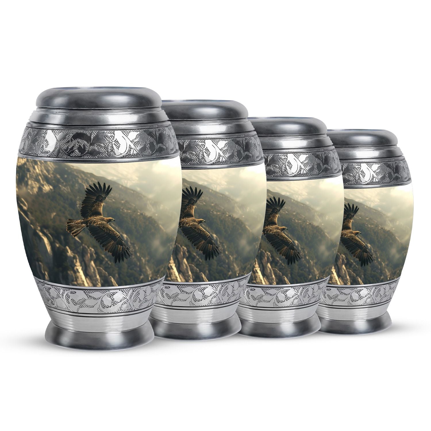 Eagle Theme 3 Inch Keepsake Pack of 4