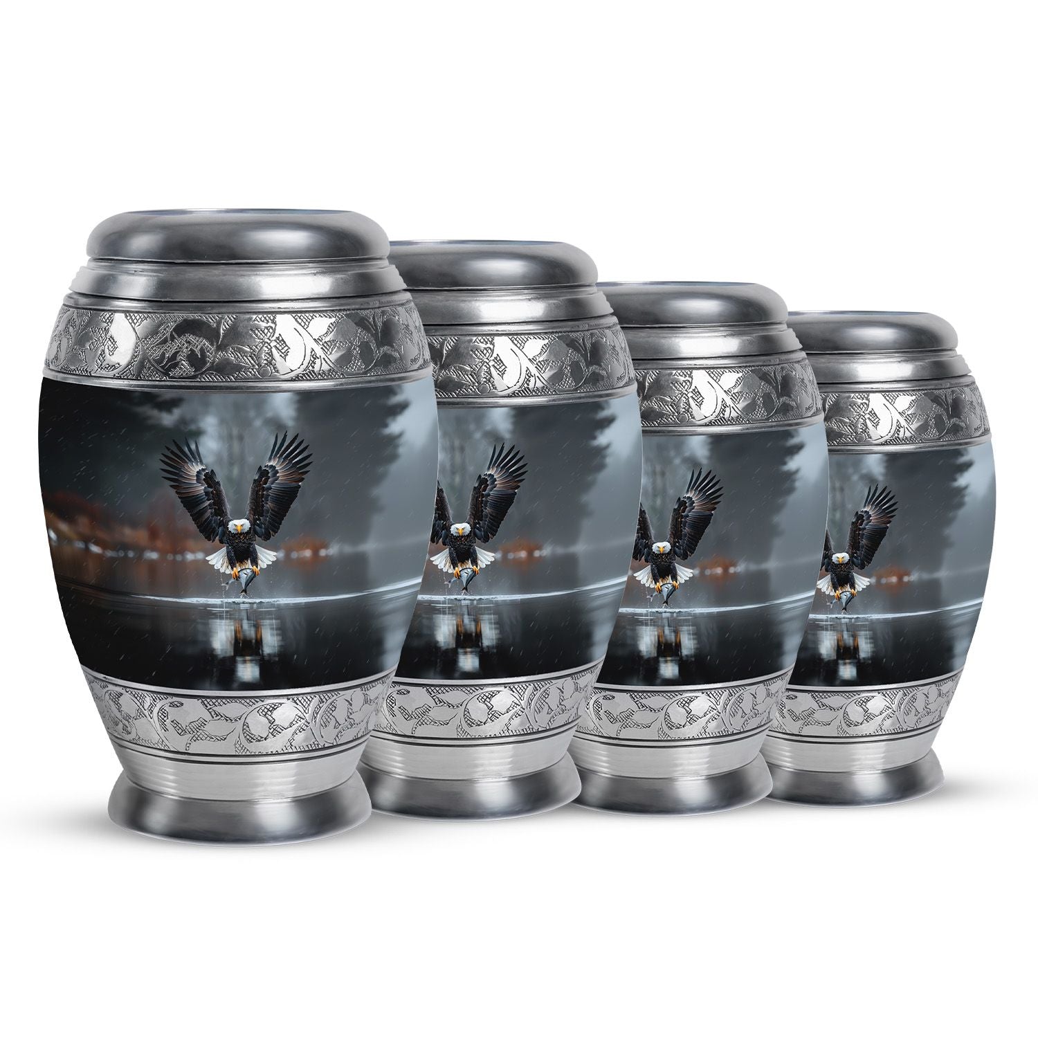 Eagle Theme 3 Inch Keepsake Pack of 4