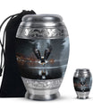 Eagle Theme Large Urn With 1 Keepsake Urn