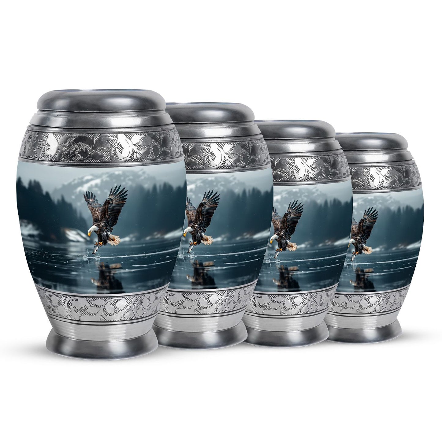 Eagle Theme 3 Inch Keepsake Pack of 4