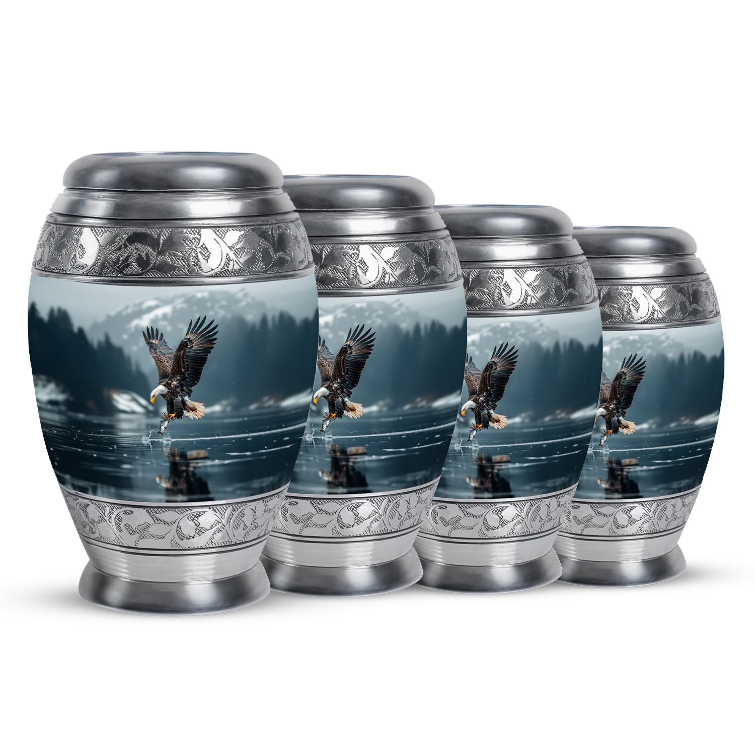 Eagle Theme 3 Inch Keepsake Pack of 4