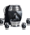 Eagle Theme Large Urn With 4 Keepsake Urn