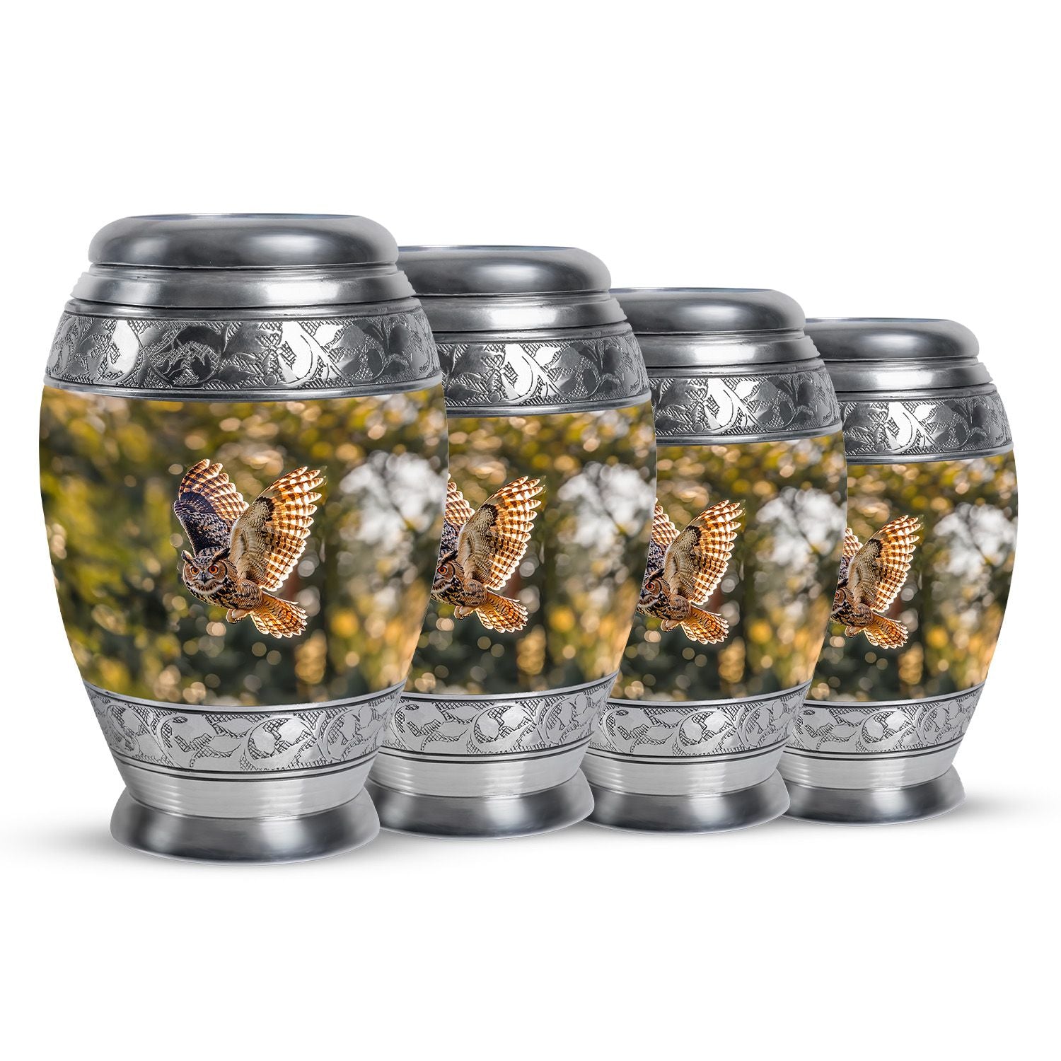 Owl Theme 3 Inch Keepsake Pack of 4