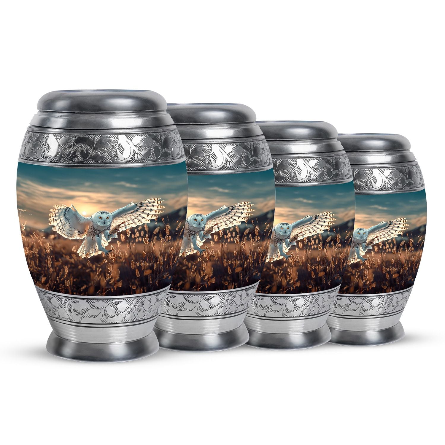 Owl Theme 3 Inch Keepsake Pack of 4