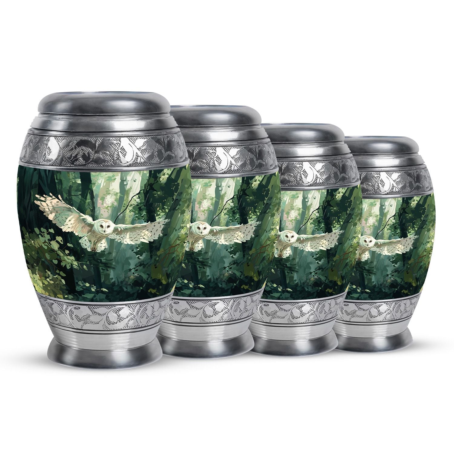 Owl Theme 3 Inch Keepsake Pack of 4