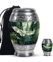Owl Theme Large Urn With 1 Keepsake Urn