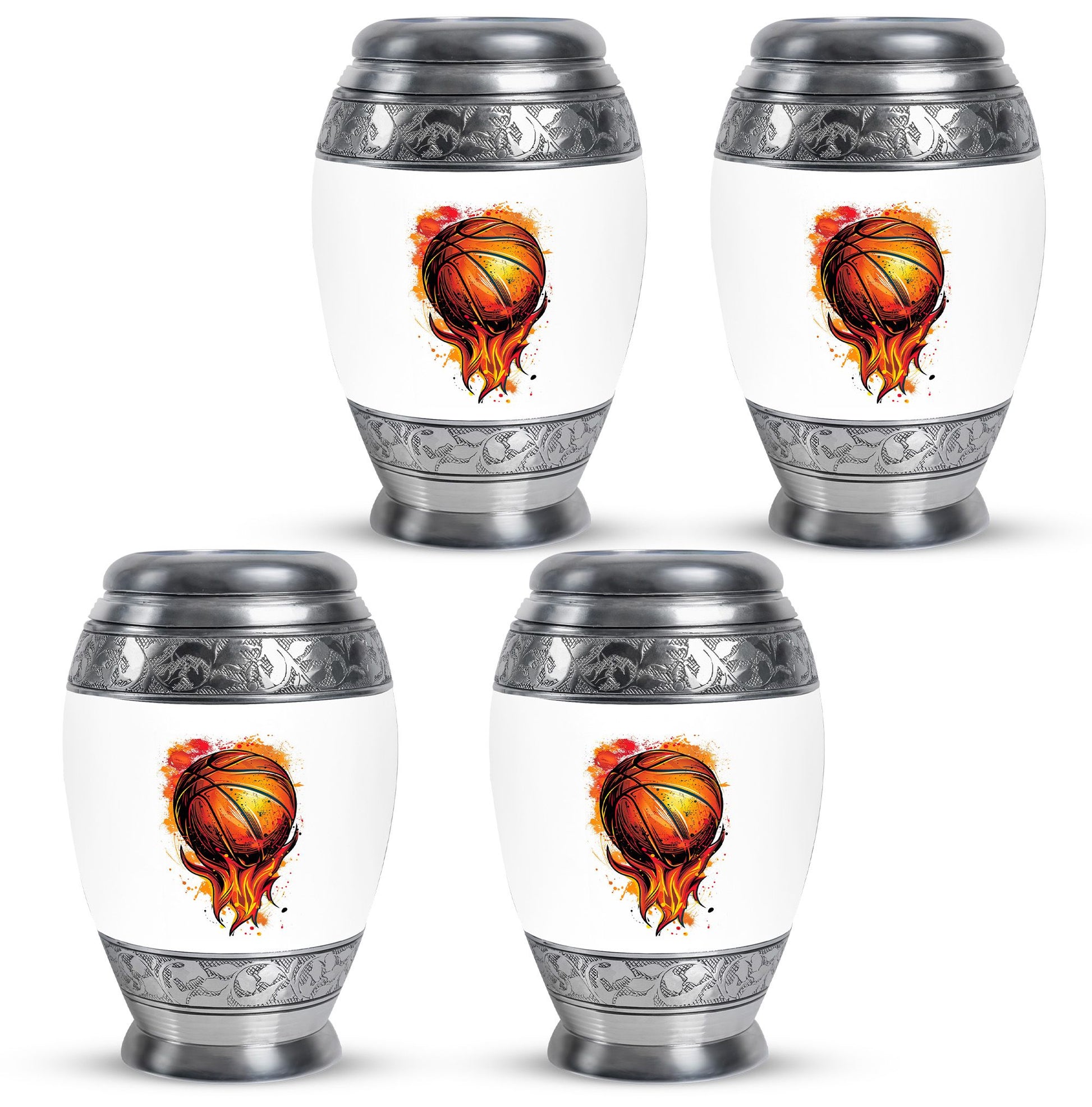 Basketball Theme 3 Inch Keepsake Pack of 4