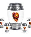 Basketball Theme Large Urn With 4 Keepsake Urn