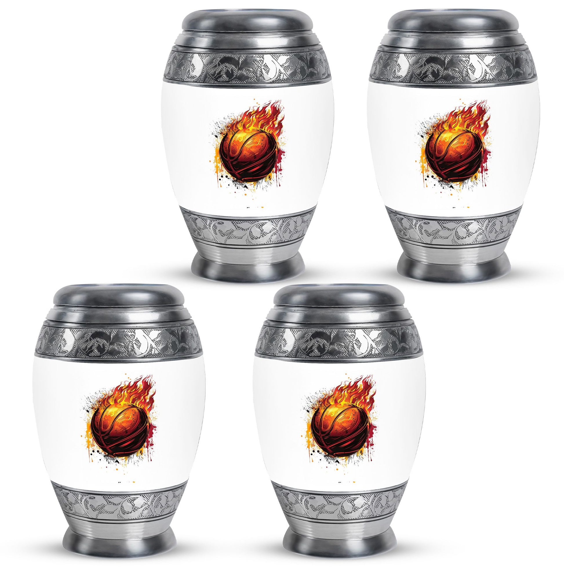 Basketball Theme 3 Inch Keepsake Pack of 4