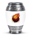 Basketball Theme Large Urn 10 Inch