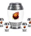 Basketball Theme Large Urn With 4 Keepsake Urn