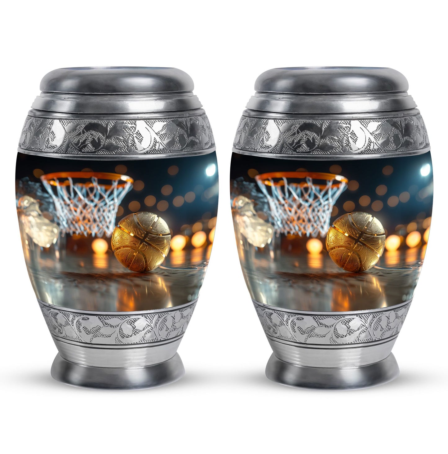 Basketball Theme 3 Inch Keepsake Pack of 2