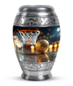 Basketball Theme Large Urn 10 Inch