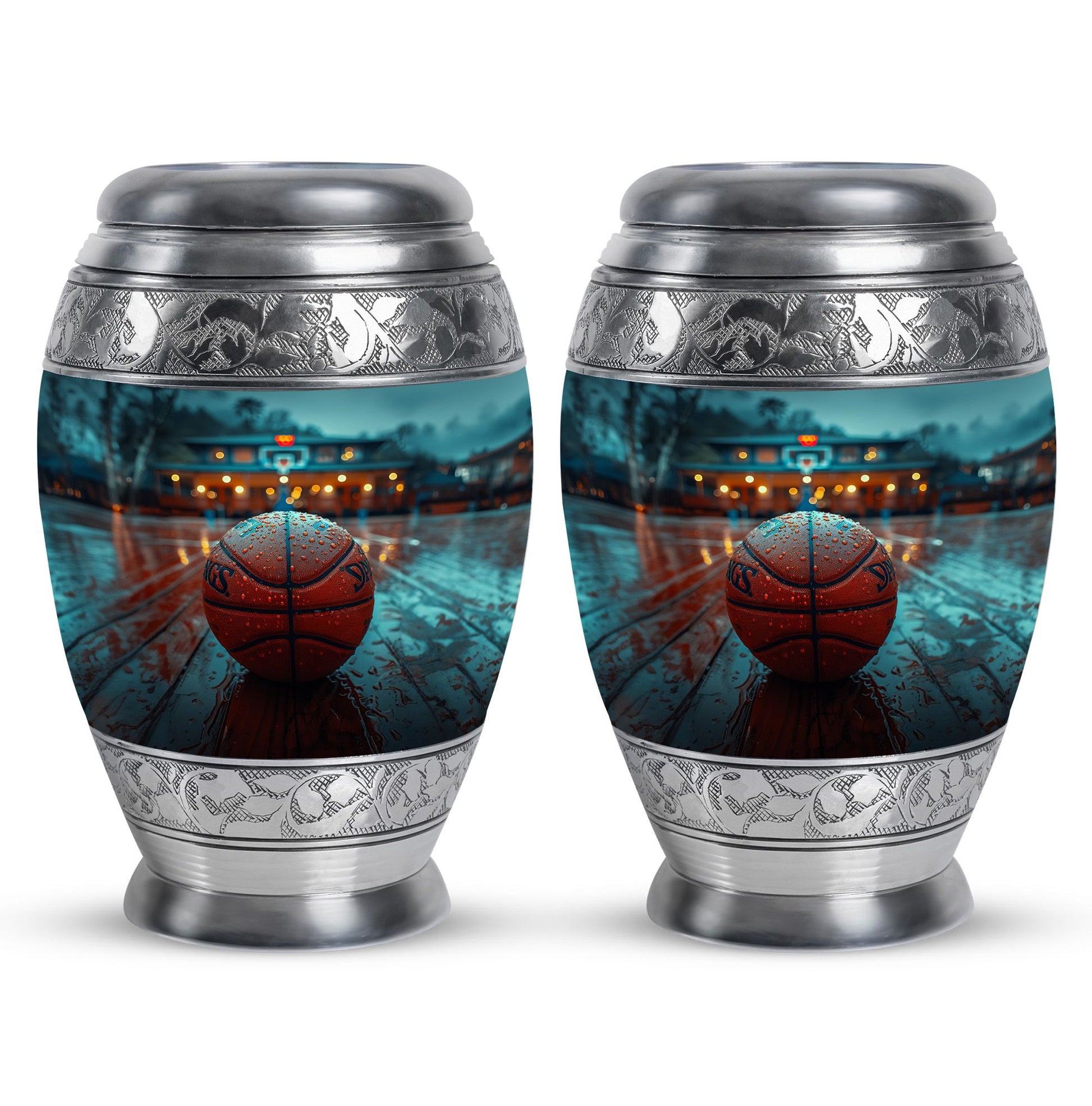 Basketball Theme 3 Inch Keepsake Pack of 2