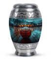 Basketball Theme Large Urn 10 Inch