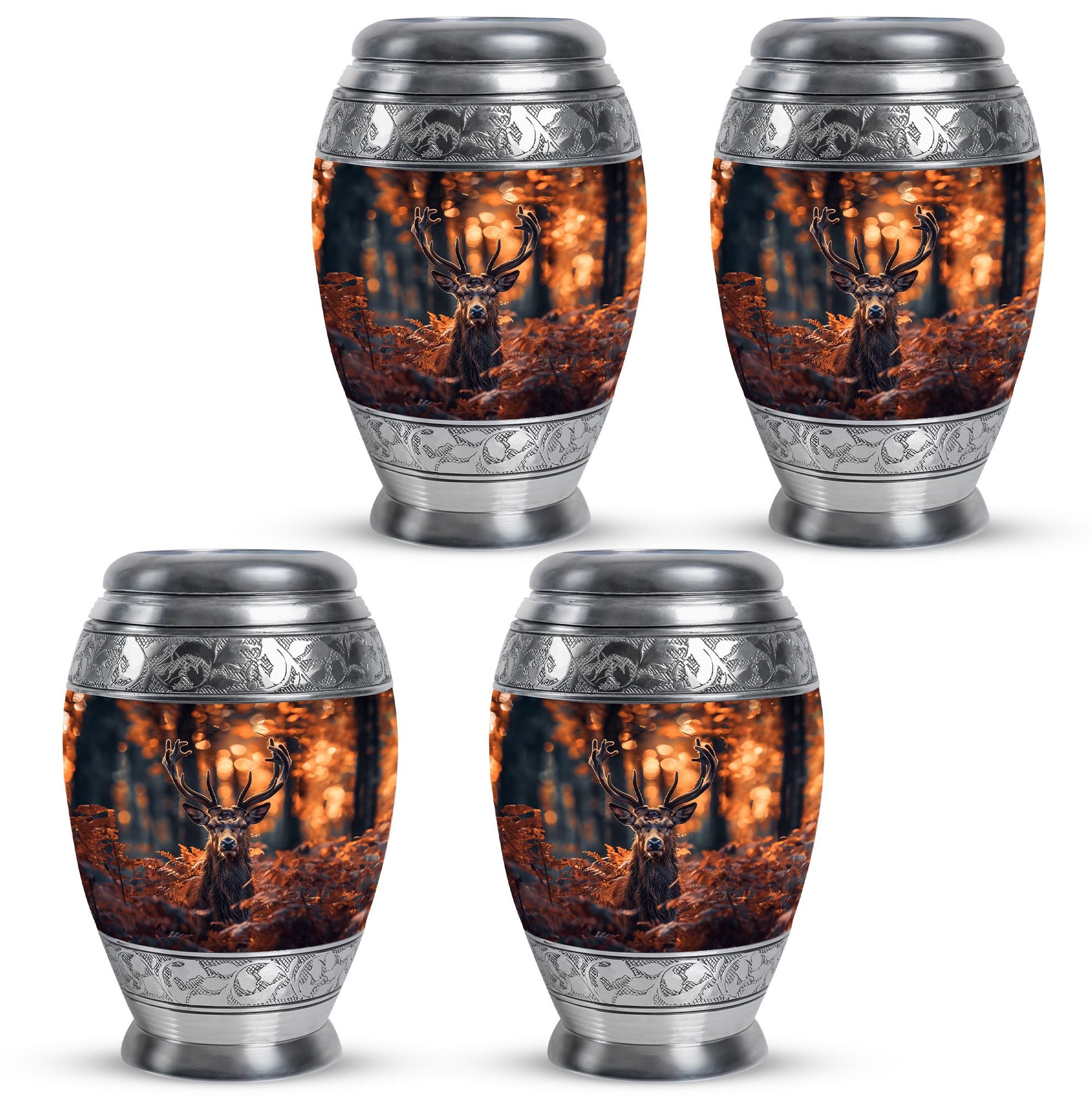 Deer Theme 3 Inch Keepsake Pack of 4