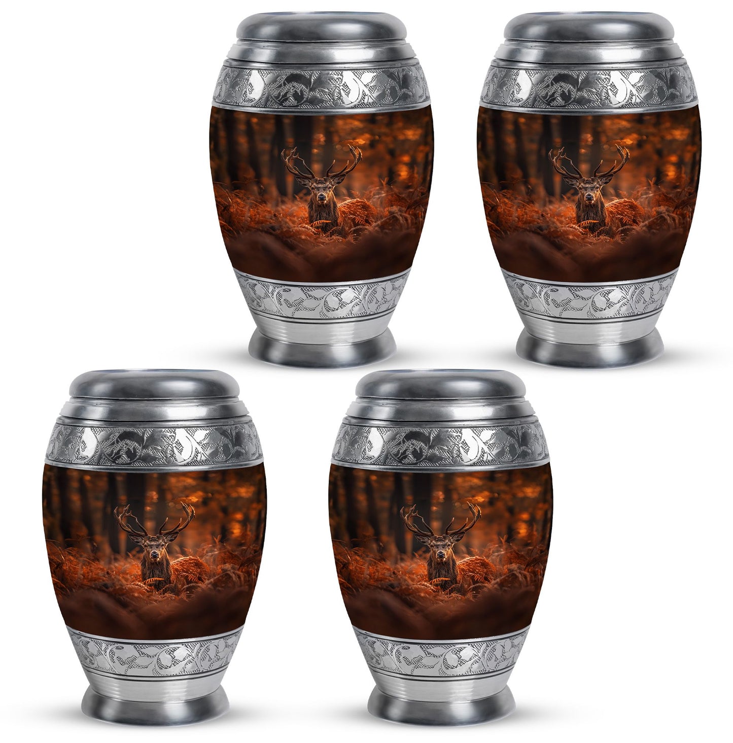 Deer Theme 3 Inch Keepsake Pack of 4