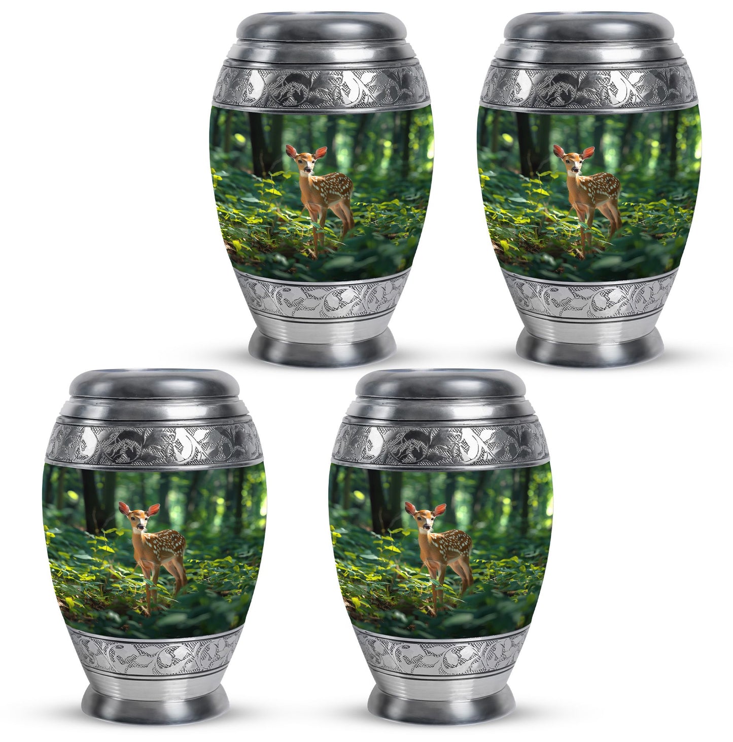 Deer Theme 3 Inch Keepsake Pack of 4
