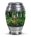 Deer Theme Large Urn 10 Inch